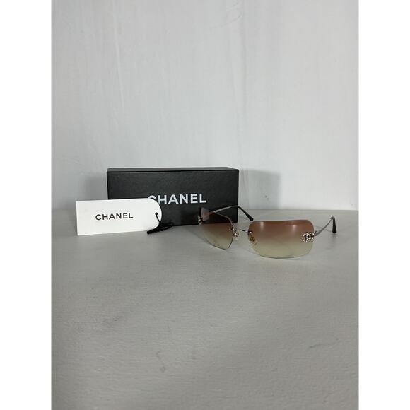 Chanel Brown Sunglasses Size OS - Picture 1 of 9